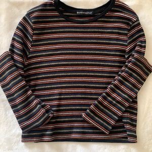 Brandy Melville long sleeve stripped top
